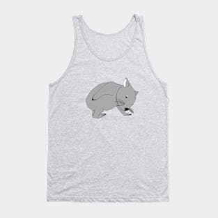 Wombat with an Itch Tank Top